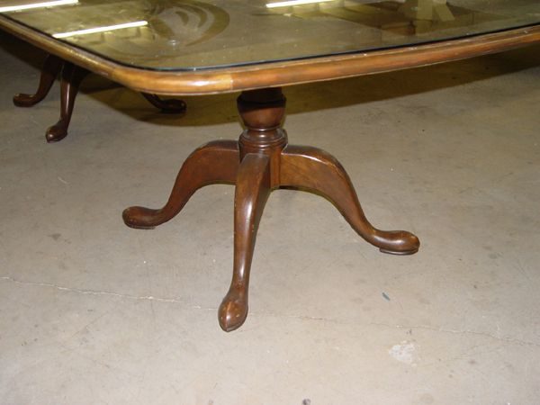 10ft Vintage Baker Mahogany Dining Conference Table  