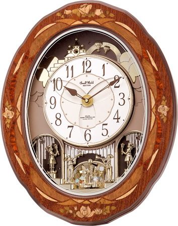 CITIZEN Karakuri Automaton Wall Clock Small World 1 w/English Manual 