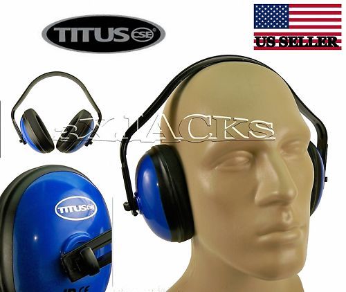 TITUS EAR MUFFS HEARING PROTECTION GUN RANGE SKEET CBL1 PROTECTORS 