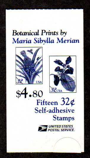 USA Scott BK261 booklet, Botanical Plants, #S11111  