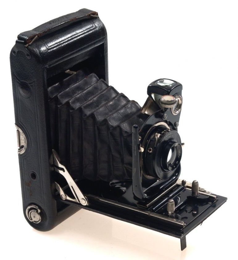 BUTCHERS CARBINE BLACK FOLDING BELLOWS CAMERA WOLLENSAK  