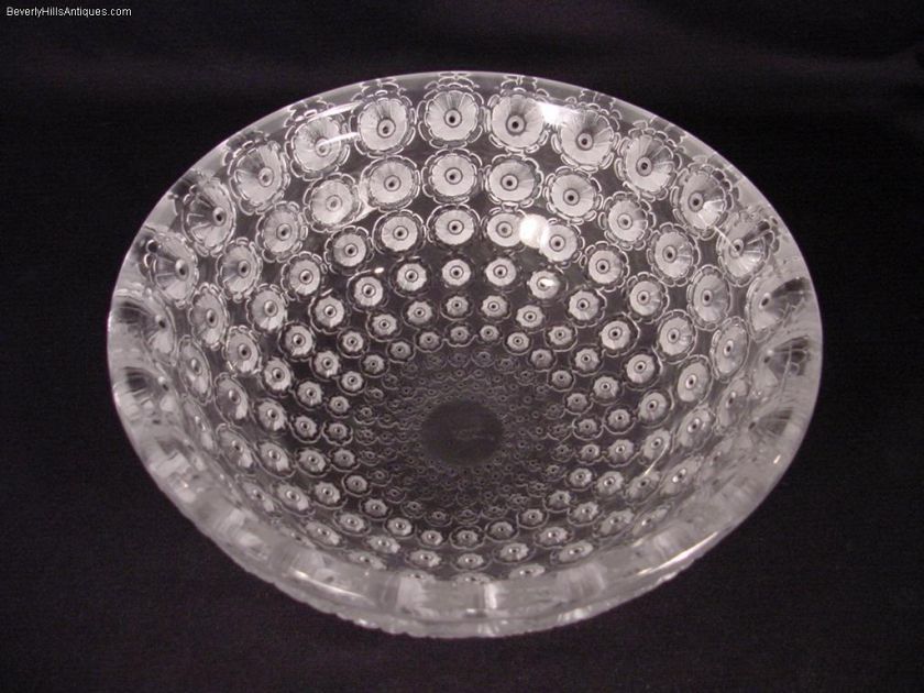 Beautiful Lalique Nemours Bowl List Price $1400  