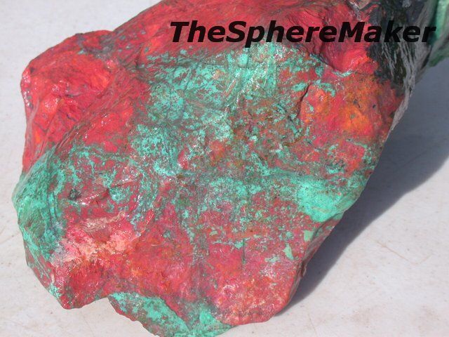 Siaz CHRYSOCOLLA CUPRITE SONORA SUNSET SUNRISE LAPIDARY CABS SPHERE 7 