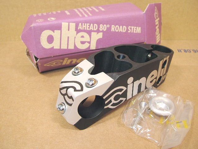 NOS Cinelli Alter StemBlack w/Silver Accents (110 mm)  