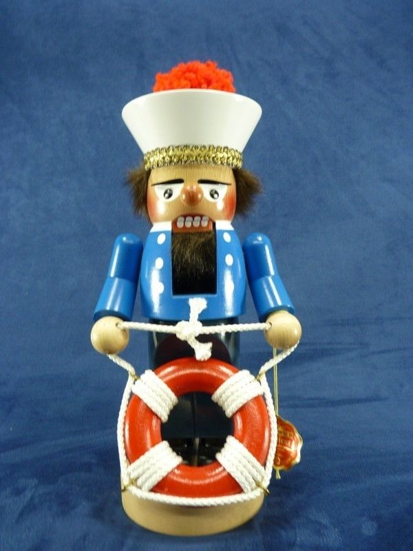   Original German Nutcracker Volkskunst Sailor #1251 12 (6)  