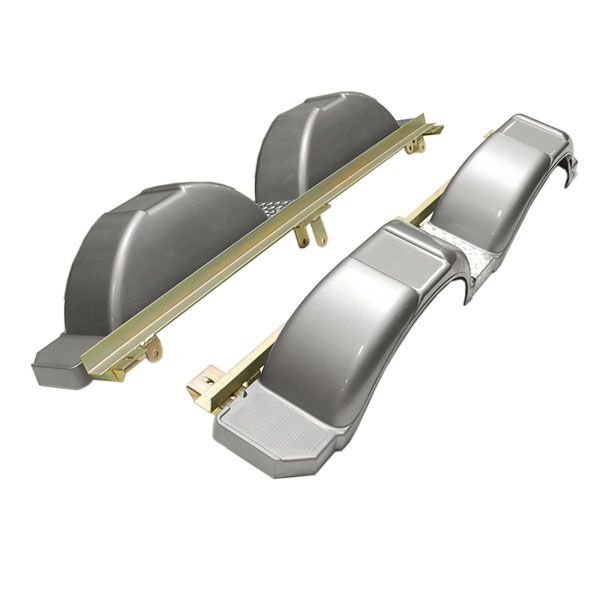 BAYLINER SILVER TANDEM AXLE BOAT TRAILER FENDER PAIR on PopScreen