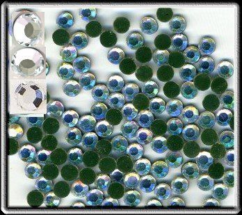 1440 pc RHINESTONES CLEAR CRYSTAL 8ss HotFix  