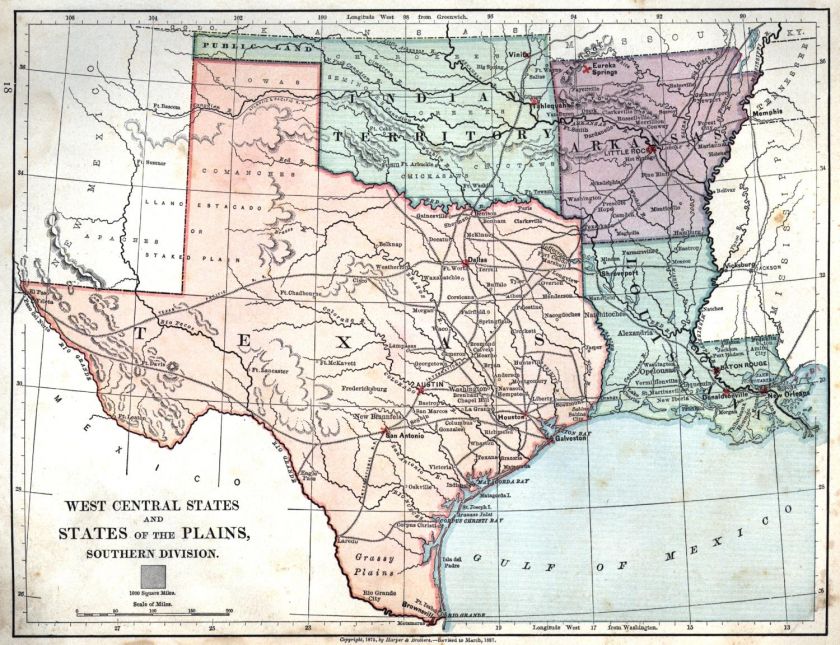 Texas Treasures maps buried cache lost mines  