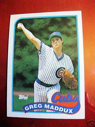 1989 TOPPS #240 GREG MADDUX  