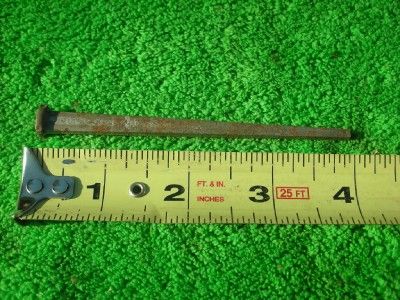 100 LABELLE ANTIQUE VINTAGE STEEL CUT BOX NAIL 4 x 20d  