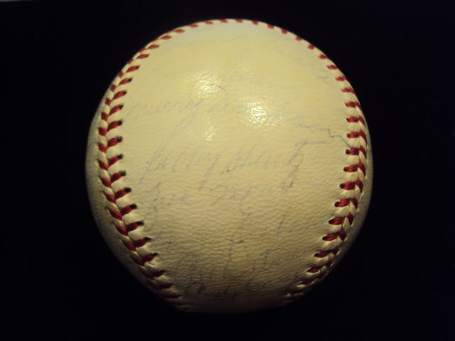 1958 Original NY Yankees World Series Signed Baseball  