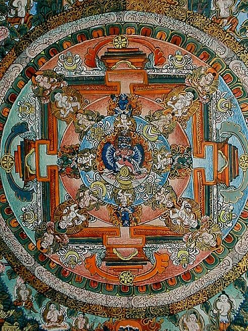 BUDDHA THANGKA TANGKA TANKA THANKA MANDALA YAMANTAKA  