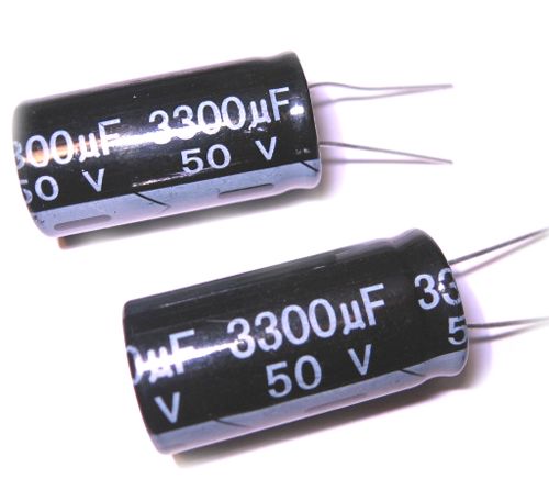 10 x Electrolytic Capacitor 50v 3300uf Radial 18x35mm  