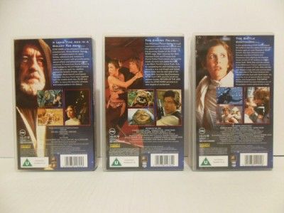 1995 Ltd Edition Box Set Star Wars Trilogy VHS (DVD)  