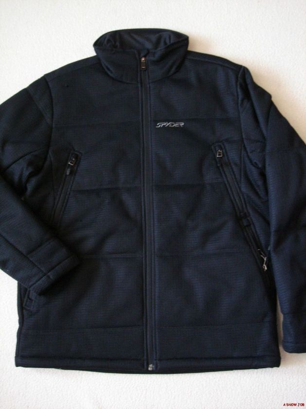 2012 SPYDER MENS FULL ZIP HYBRID INSULATOR SWEATER JACKET SIZE LARGE 