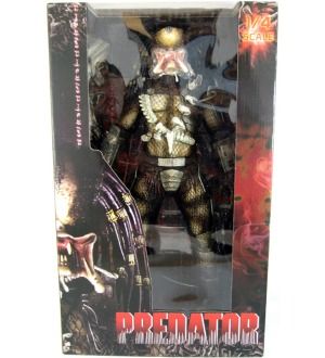 Predator 14 Scale 19 Unmasked Open Mouth Figure  