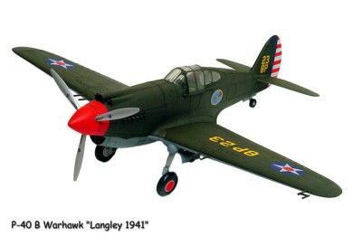 ULTIMATE SOLDIER XD 1/18 21st CENTURY P 40 WARHAWK LANGLEY FIELD MODEL 