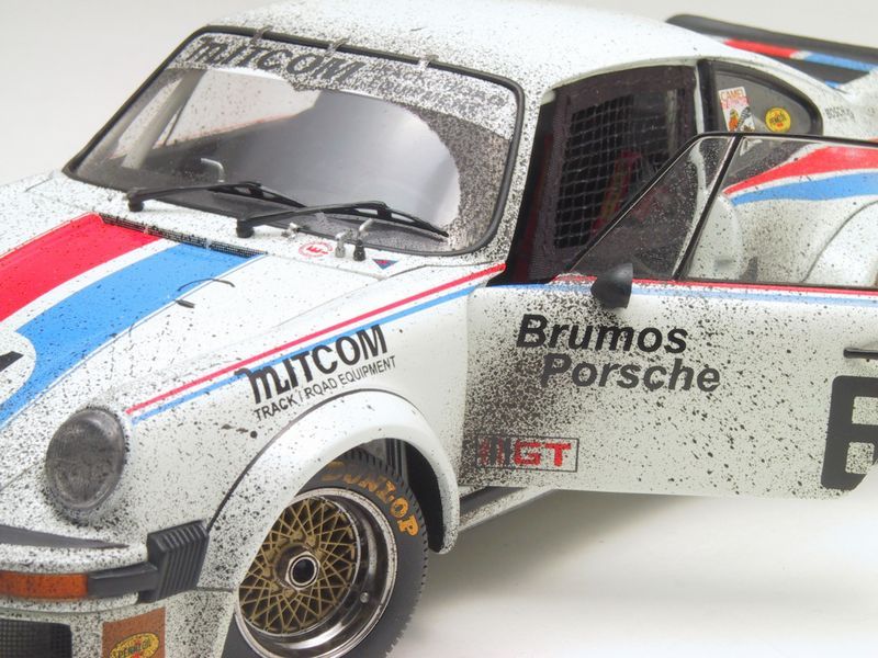   Porsche 934 RSR #61 Brumos 1977 Daytona 24 Hrs Finish Line RLG18099FL