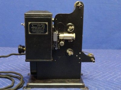   Co. Kodascope Eight Model 25 Movie Projector with Case L53  