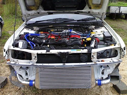 CXRacing FMIC Intercooler Kit 95 00 SUBARU GC8 WRX STI  