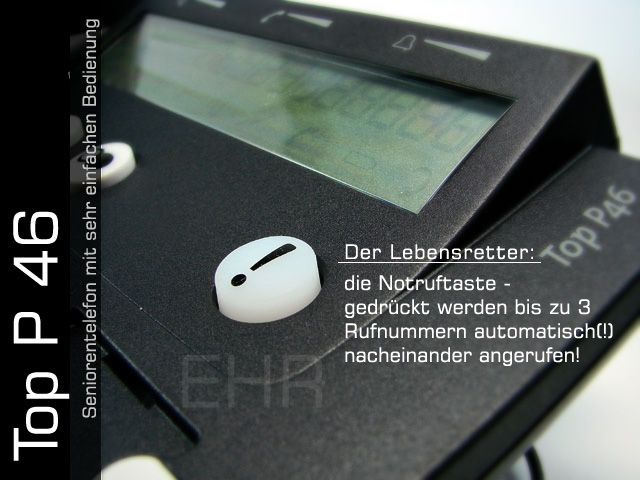 Analog Seniorentelefon Freisprechen Einfache Bedienung  