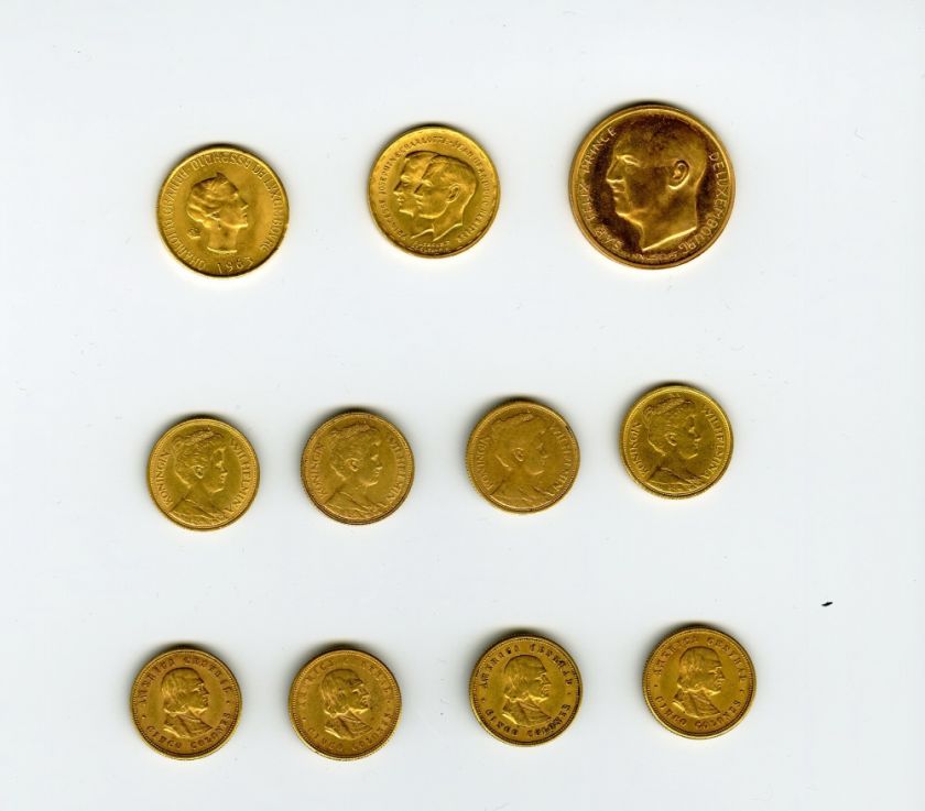 Amazing World Antique Gold Coin Collection Lot of 410 OLD Coins 17 