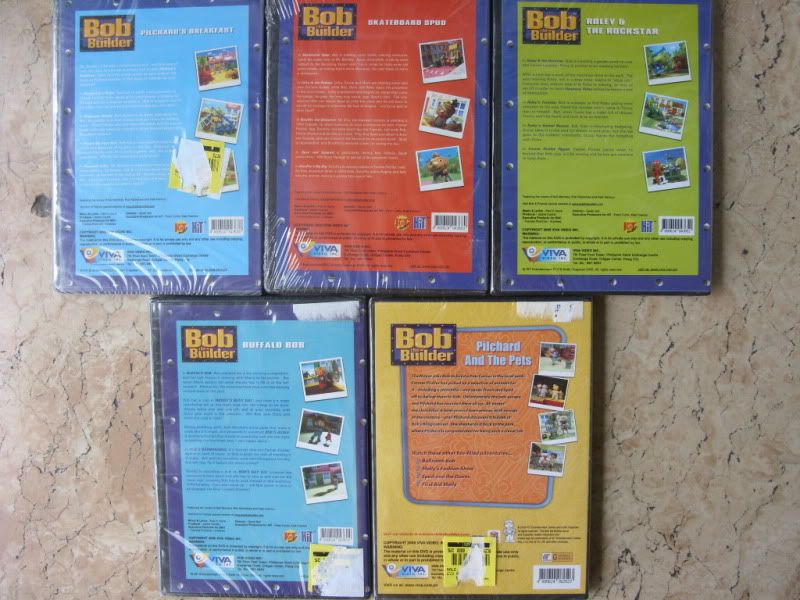 Huge LOT Bob the Builder Authentic DVD NEW SET A  