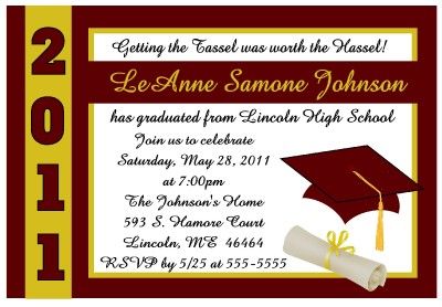 GRADUATION INVITATIONS ANNOUNCEMENTS ~ DIGITAL  