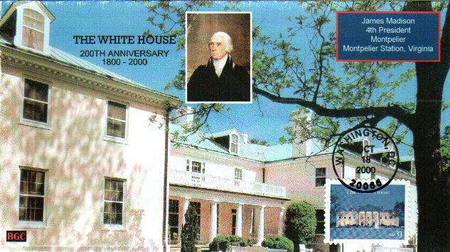 BGC 3445 The White House James Madison Montpelier  