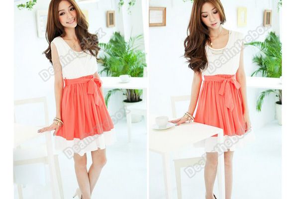 The Womens Spring And Summer Beautiful V Vest Dress Match Chatelaine 