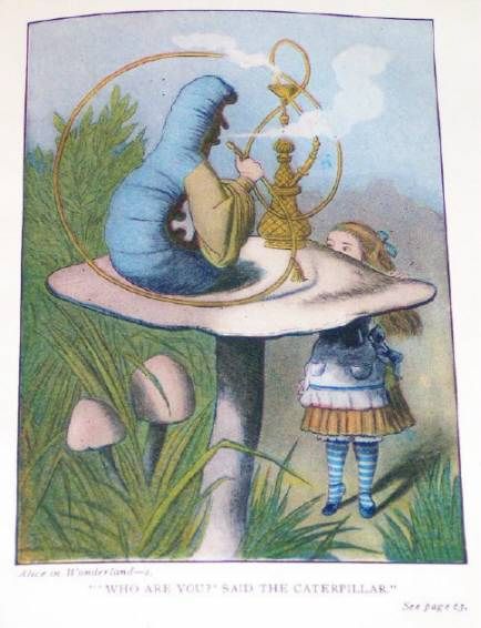 1897 ALICE in WONDERLAND & LOOKING GLASS, ALTEMUS FIRST COLOR PLATES 