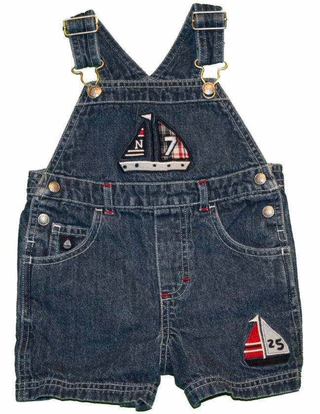 Koala Kids 12 Mos Overalls Shorts Denim Boys Jeans XI99  