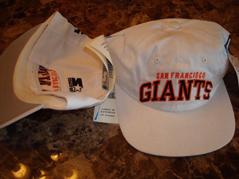 SAN FRANCISCO GIANTS STARTER HAT CAP VINTAGE SNAPBACK  