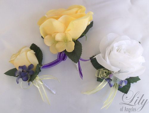 17pcs Wedding Bridal Bouquet Set Decoration Package Silk Flowers 