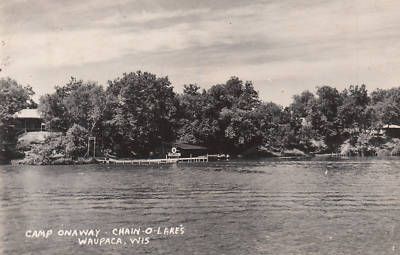 E1657 WI, Waupaca Camp Onaway Photo Postcard  