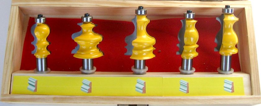 pc 1/2 SH Face Specialty Molding #2 Router Bit Set  