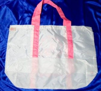 Victorias Secret White University of Pink 1986 tote bag  