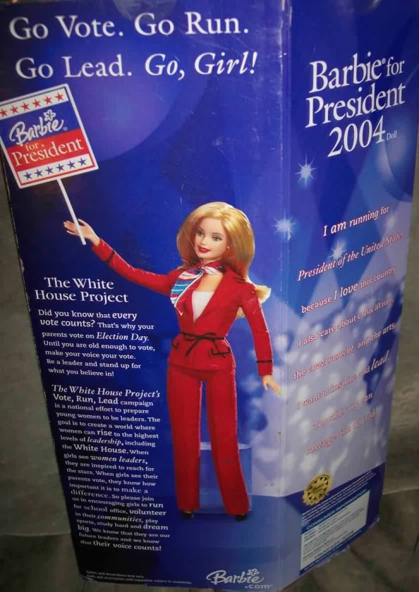 Barbie For President 2004 NEW Rare Collectible Barbie  