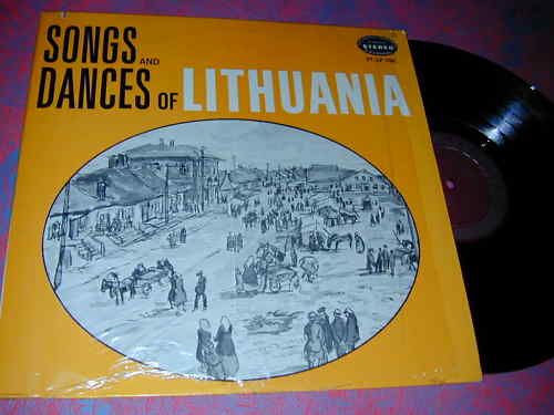 SONGS AND DANCES Of LITHUANIA Colonial Stereo LP 60s  