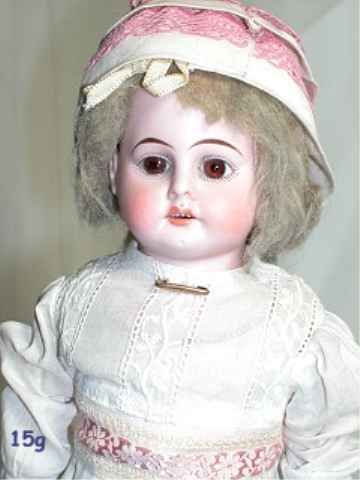 EARLY IDEAL COMPOSITION BODY SHIRLEY TEMPLE DOLL 18 INCH 1930s  