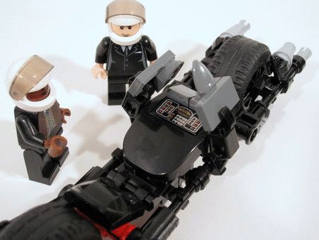 Lego Batman Batpod from the Tumbler 7886 7888  