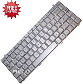 FREE SHIP   GATEWAY T AND M SERIES SILVER KEYBOARD   PULLED WORKING 