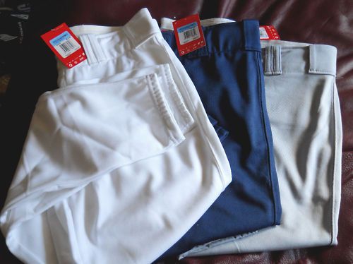 NIKE BASEBALL PANTS MEN OR YOUTH GRAY WHITE NAVY S XXL  