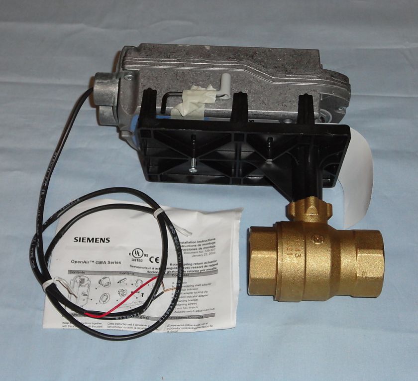   10321 Valve&Actuator 1 1/4 NPT 2 Way NC Ball Valve 985 115 NEW  