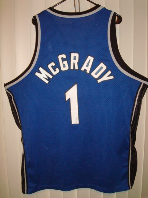 ORLANDO MAGIC #1 Mc GRADY NIKE SEWN JERSEY ADULT 2XL  