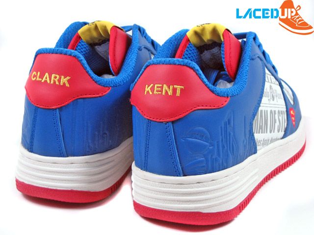 DC COMICS SUPERMAN SHOES MAN OF STEEL DJ CLARK KENT COLLECTIBLE AF1 