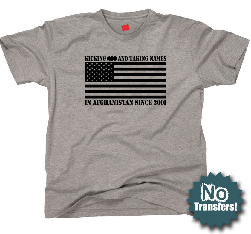 USA in Afghanistan War Army Military Funny New T shirt  