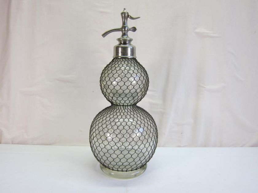 Antique French Seltzer Bottle VERITABLE SELTZOGENE D. FEVRE, 19th 