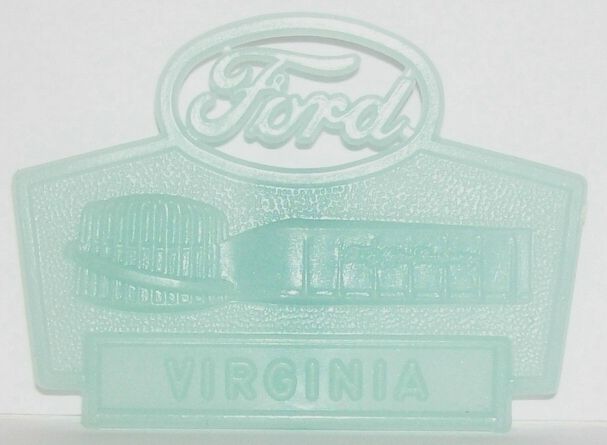 1964 FORD PAVILION VISITOR PIN VIRGINIA FORD MOTOR CO  