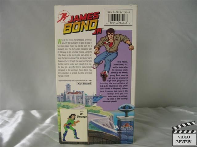 James Bond Jr   The Eiffel Missile (Episode 8) VHS 027616274137  